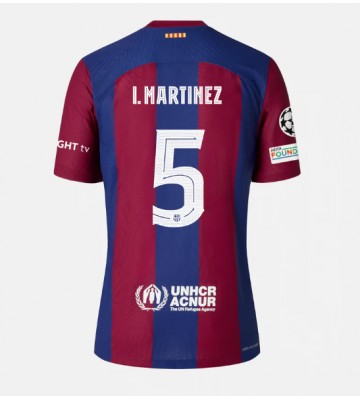 Barcelona Inigo Martinez #5 Kotipaita 2023-24 Lyhyet Hihat